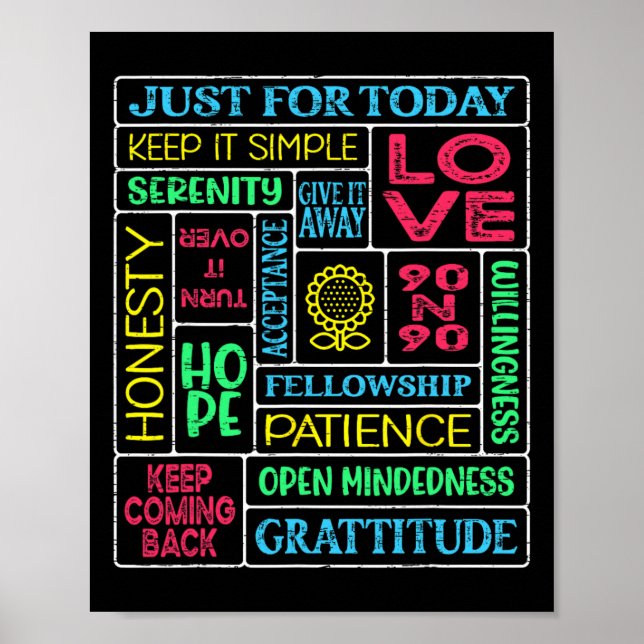 Poster Jardim Narcóticos Anônimos Espirituais (Frente)