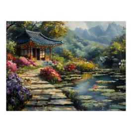 Pôster Jardim Secreto Coreano