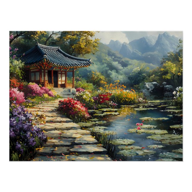 Pôster Jardim Secreto Coreano (Frente)