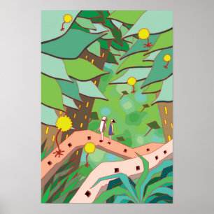 Poster Jardim secreto só para nós dois.