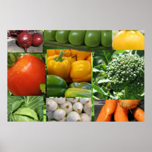 Pôster Jardim vegetal do quintal