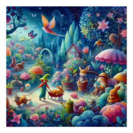 Pôster Jardim Wimsical