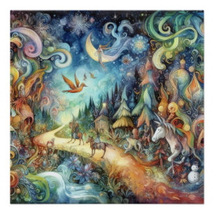 Pôster Jardim Wimsical