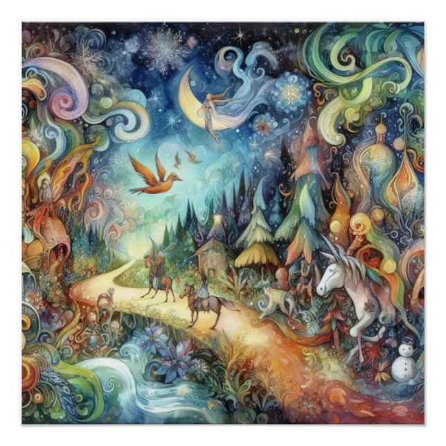 Pôster Jardim Wimsical (Frente)