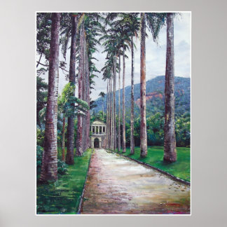 Pôster Jardin de Botânica no Rio de Janeiro