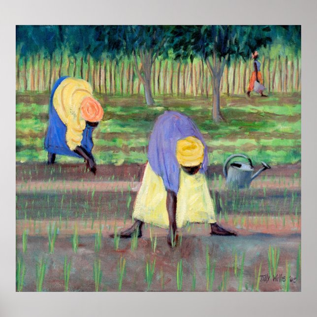 Pôster Jardinagem feminina 2005 (Frente)