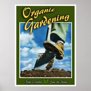 Poster Jardinagem orgânica