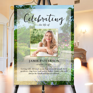 Poster Jardineiro, Celebração da Vida Personalizado Foto 