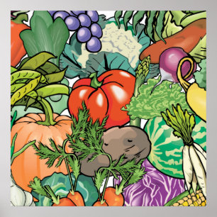Pôster Jardineiro Vegetal