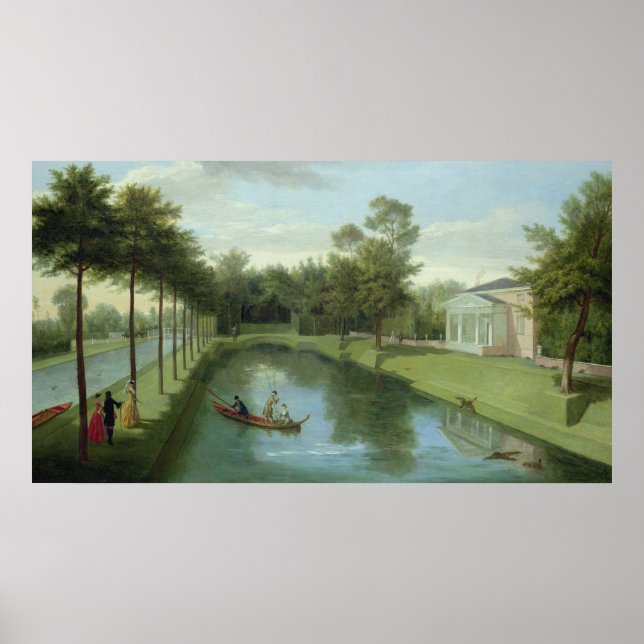 Pôster Jardins de Água da Casa Chiswick (Frente)