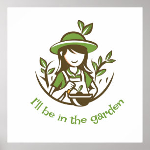 Poster Jardins de Jardinagem de Cota