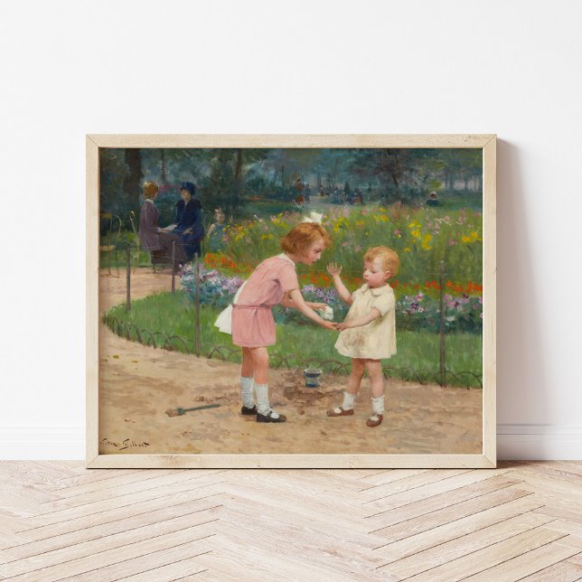 Poster Jardins do Luxemburgo | Victor Gabriel Gilbert (Criador carregado)