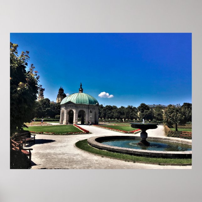 Poster Jardins Ingleses (Frente)