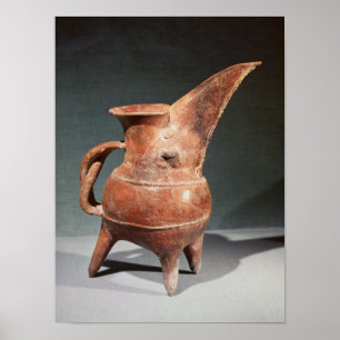Poster jarro Três-equipado com pernas de "Kuei", de