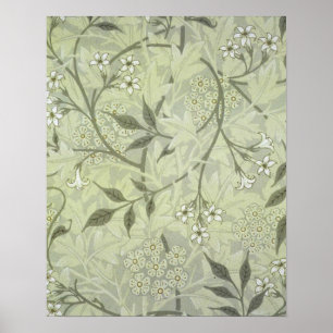 Poster Jasmim Botânico Vintage Antigo William Morris