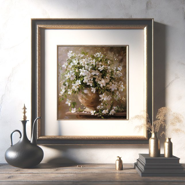 Pôster Jasmine em Clay Vase (Criador carregado)
