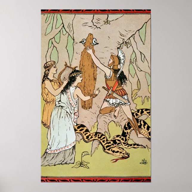 Poster Jason apreendendo o velo Ouro (Frente)