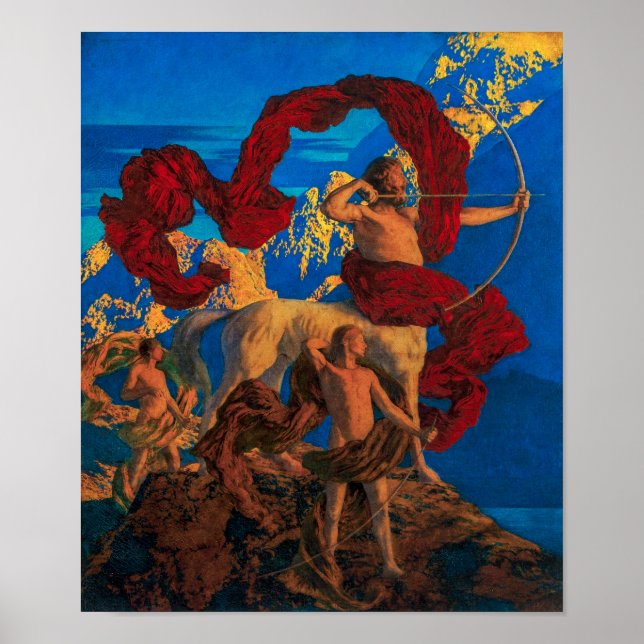 Poster Jason e seu professor | Maxfield Parrish | (Frente)