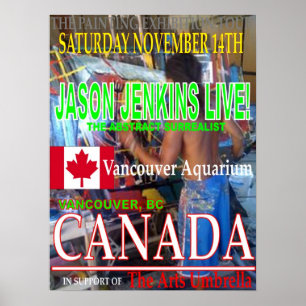 PÔSTER JASON JENKINS AO VIVO NO CANADÁ