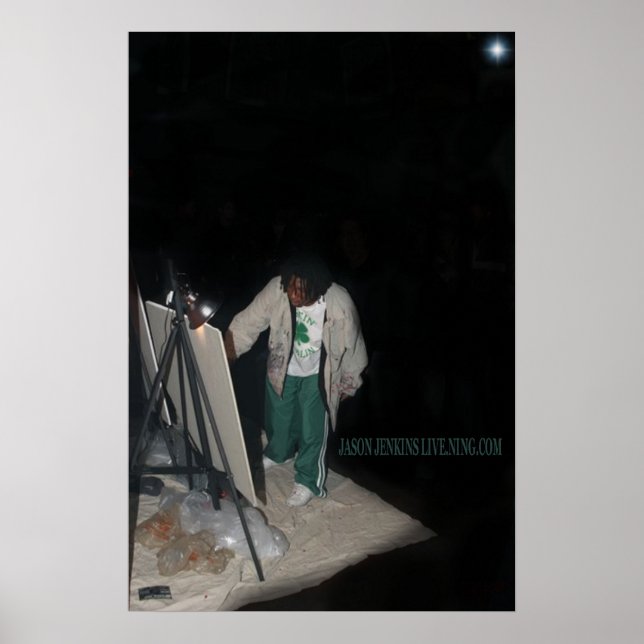 PÔSTER JASON JENKINS VIVE BLACHIC (Frente)