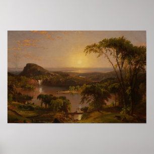 Poster Jaspe Francis Cropsey - verão, o Lago Ontário