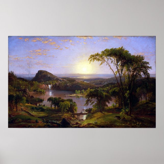 Poster Jasper Francis Cropsey Summer, Lago Ontário (Frente)