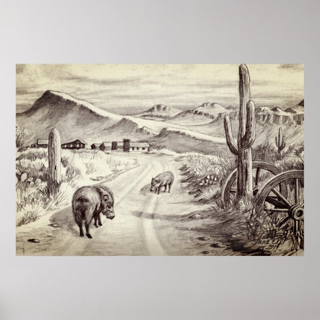 POSTER JAVALINAS (Frente)