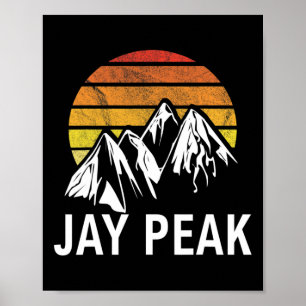 Poster Jay Peak Vermont New England Usa Ski Resort Snowbo