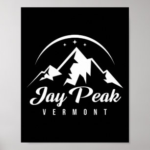 Poster Jay Peak Vermont Ski Resort Skiting Snowboard
