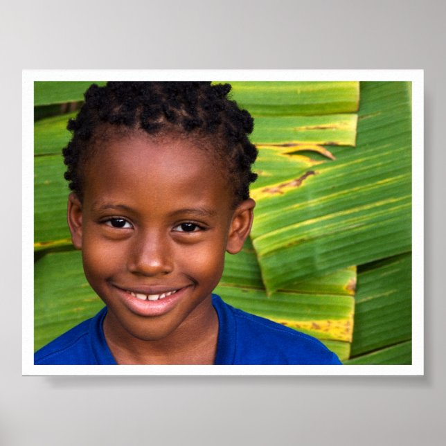 Pôster jazz azul-amarelo (Frente)