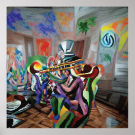 Poster Jazz Banda Digital Art