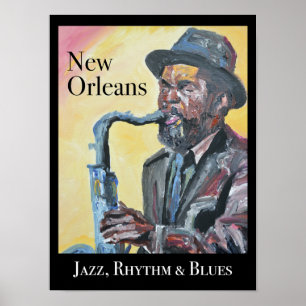Poster Jazz de Nova Orleans, Rhythm & Blues