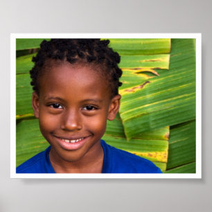 Pôster jazz do azul do verde amarelo