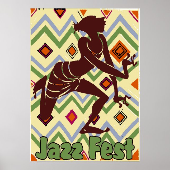 Poster Jazz Fest Dancer tambem (Frente)
