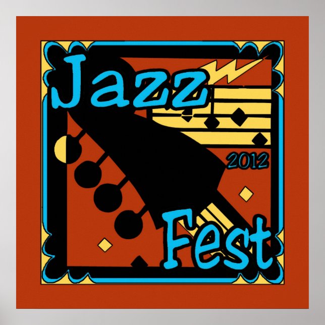 Poster Jazz Fest Guitar 2012 (Frente)