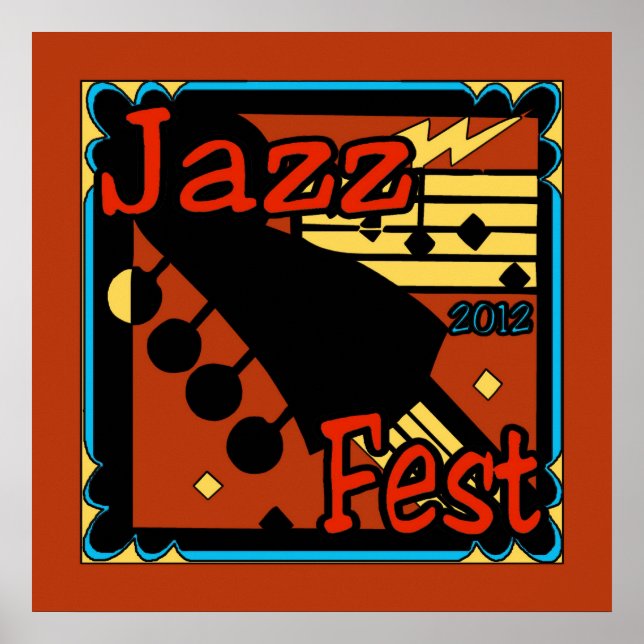 Pôster Jazz Fest Guitar 2012 (Frente)