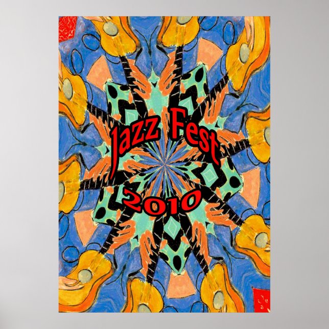 Pôster Jazz Fest Guitars (Frente)