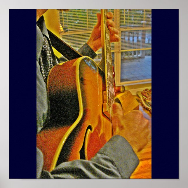 Poster Jazz Guitar (Frente)