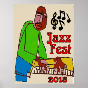 Pôster Jazz Piano 2018