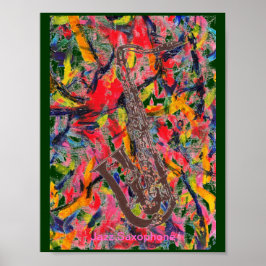 Poster Jazz Saxofone
