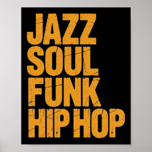 Poster Jazz Soul Funk Hip-hop – Cultura Musical