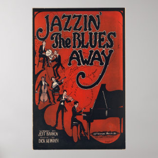 Poster Jazzin the Blues Away