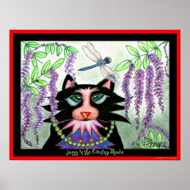 Poster Jazzy in the Evening Shade (Frente)