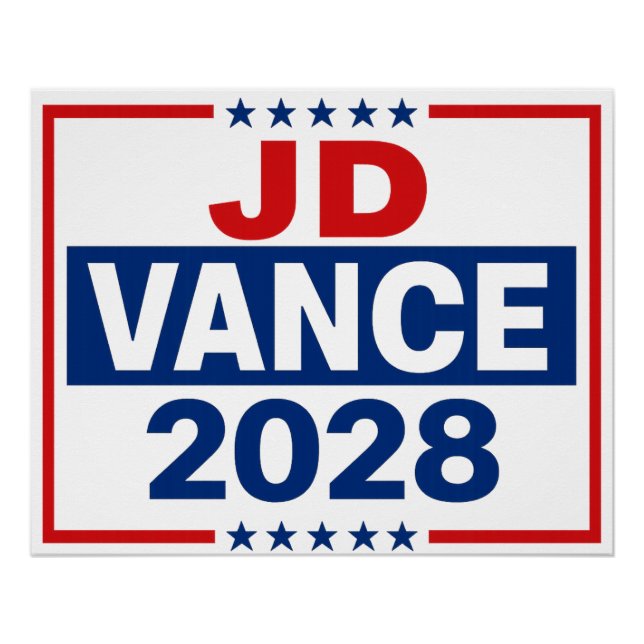 Pôster JD Vance 2028 (Frente)