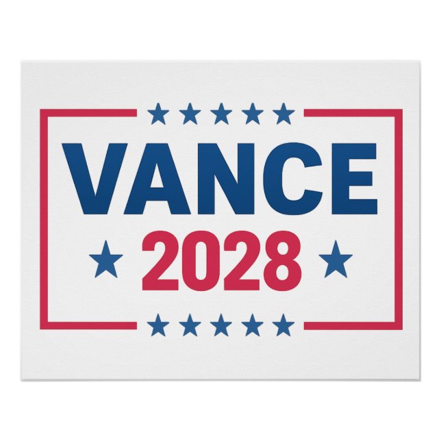 Pôster JD Vance 2028 (Frente)