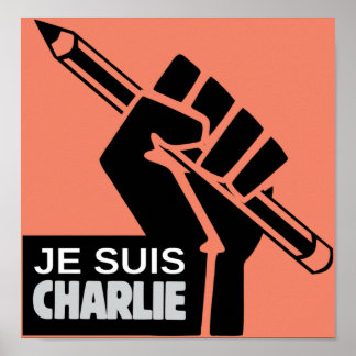 Pôster Je suis Charlie