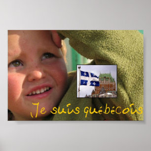 Poster je suis quebecois