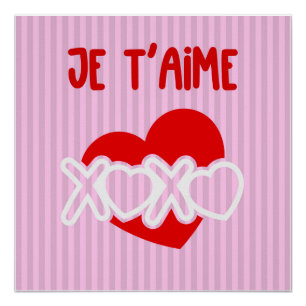 Pôster Je t’aime.