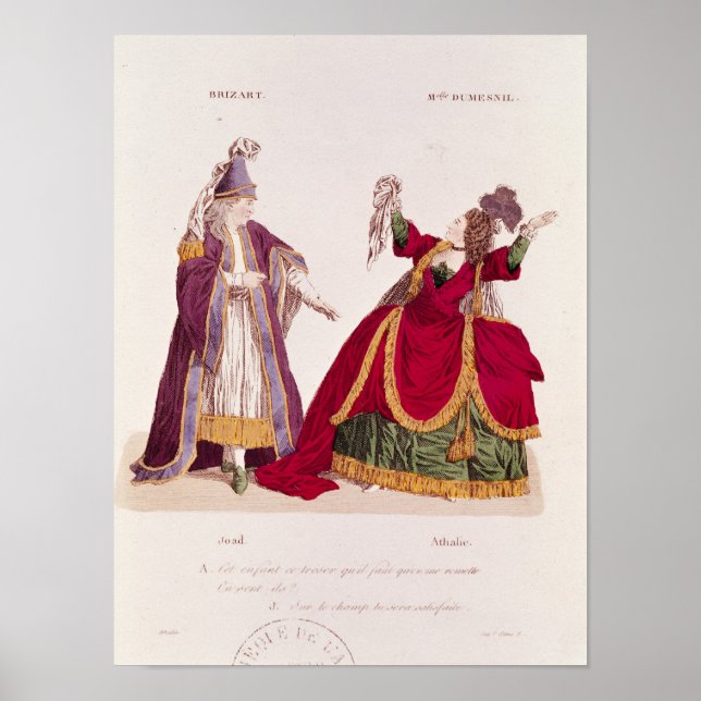 Poster Jean-Baptiste Brizard no papel de Joad (Frente)