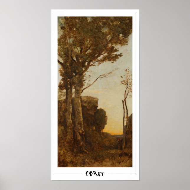 Poster Jean-Baptiste-Camille Corot Art #481 (Frente)